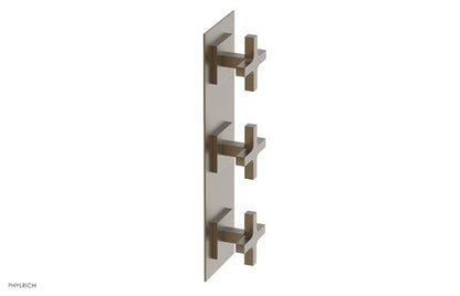 Phylrich - Croi Thermostatic Valve with Two Volume Control - Cross Handles