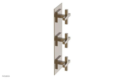 Phylrich - Croi Thermostatic Valve with Two Volume Control - Cross Handles