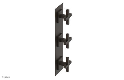 Phylrich - Croi Thermostatic Valve with Two Volume Control - Cross Handles