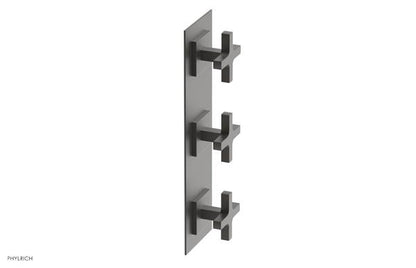 Phylrich - Croi Thermostatic Valve with Two Volume Control - Cross Handles