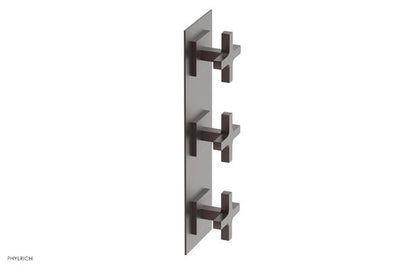 Phylrich - Croi Thermostatic Valve with Two Volume Control - Cross Handles
