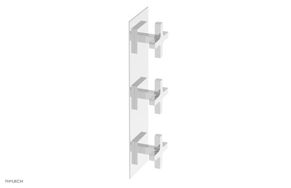 Phylrich - Croi Thermostatic Valve with Two Volume Control - Cross Handles