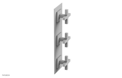 Phylrich - Croi Thermostatic Valve with Two Volume Control - Cross Handles