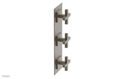 Phylrich - Croi Thermostatic Valve with Two Volume Control - Cross Handles