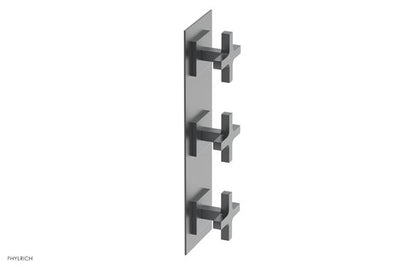 Phylrich - Croi Thermostatic Valve with Two Volume Control - Cross Handles