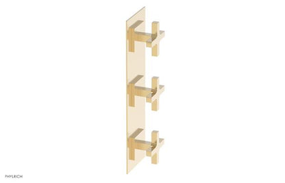 Phylrich - Croi Thermostatic Valve with Two Volume Control - Cross Handles