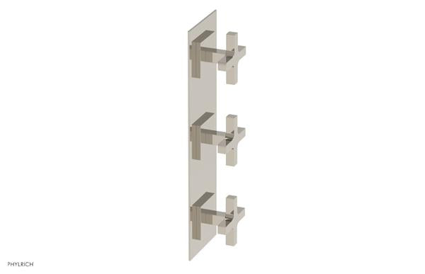 Phylrich - Croi Thermostatic Valve with Two Volume Control - Cross Handles