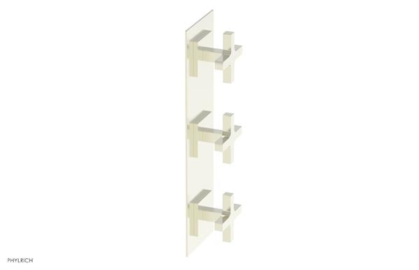 Phylrich - Croi Thermostatic Valve with Two Volume Control - Cross Handles