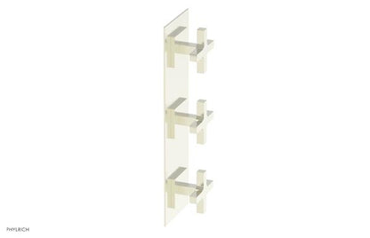 Phylrich - Croi Thermostatic Valve with Two Volume Control - Cross Handles