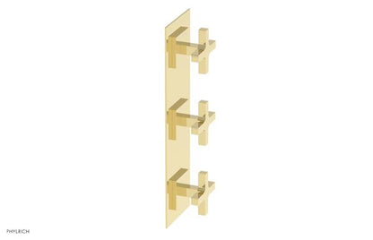 Phylrich - Croi Thermostatic Valve with Two Volume Control - Cross Handles