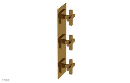 Phylrich - Croi Thermostatic Valve with Two Volume Control - Cross Handles