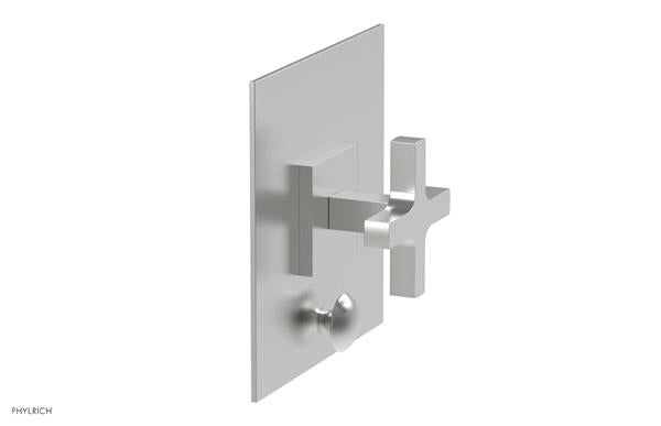 Phylrich - Croi Pressure Balance Shower Plate with Diverter and Cross Handle Trim Set