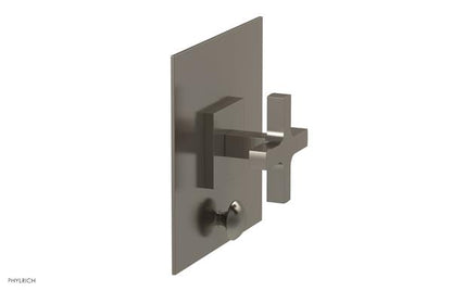 Phylrich - Croi Pressure Balance Shower Plate with Diverter and Cross Handle Trim Set