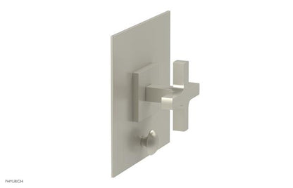 Phylrich - Croi Pressure Balance Shower Plate with Diverter and Cross Handle Trim Set
