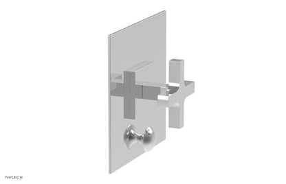 Phylrich - Croi Pressure Balance Shower Plate with Diverter and Cross Handle Trim Set