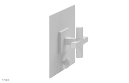 Phylrich - Croi Pressure Balance Shower Plate with Diverter and Cross Handle Trim Set