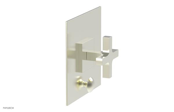 Phylrich - Croi Pressure Balance Shower Plate with Diverter and Cross Handle Trim Set