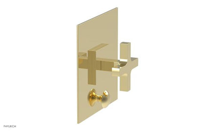 Phylrich - Croi Pressure Balance Shower Plate with Diverter and Cross Handle Trim Set
