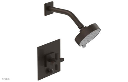 Phylrich - Croi Pressure Balance Shower and Diverter Set (Less Spout) - Cross Handle