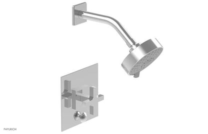 Phylrich - Croi Pressure Balance Shower and Diverter Set (Less Spout) - Cross Handle