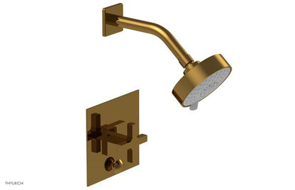 Phylrich - Croi Pressure Balance Shower and Diverter Set (Less Spout) - Cross Handle