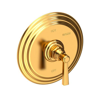 Newport Brass - Astor Balanced Pressure Shower Trim Plate with Handle. Less showerhead, arm and flange.