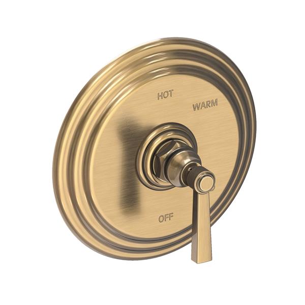 Newport Brass - Astor Balanced Pressure Shower Trim Plate with Handle. Less showerhead, arm and flange.