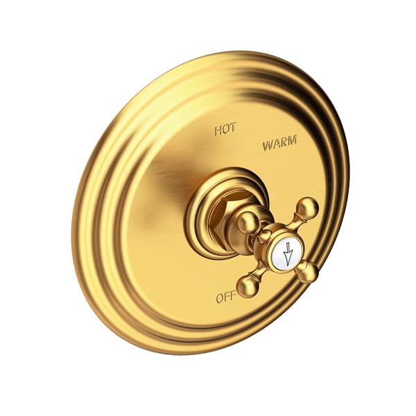 Newport Brass - Astor Balanced Pressure Shower Trim Plate with Handle. Less showerhead, arm and flange.