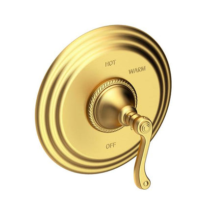 Newport Brass - Amisa Balanced Pressure Shower Trim Plate with Handle. Less showerhead, arm and flange.