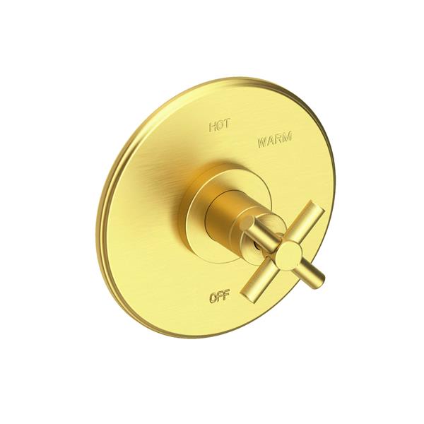 Newport Brass - East Linear Balanced Pressure Shower Trim Plate with Handle. Less showerhead, arm and flange.