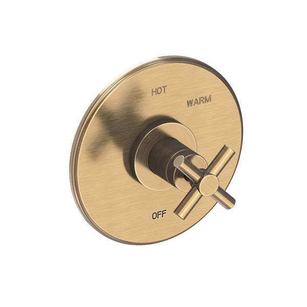 Newport Brass - East Linear Balanced Pressure Shower Trim Plate with Handle. Less showerhead, arm and flange.