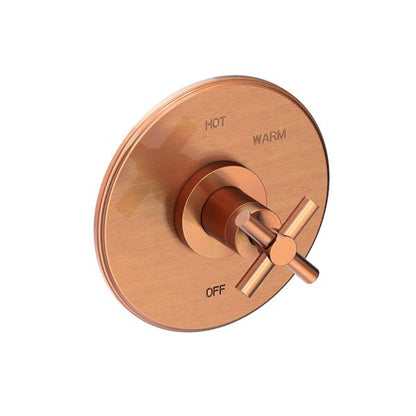 Newport Brass - East Linear Balanced Pressure Shower Trim Plate with Handle. Less showerhead, arm and flange.
