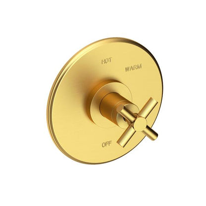 Newport Brass - East Linear Balanced Pressure Shower Trim Plate with Handle. Less showerhead, arm and flange.