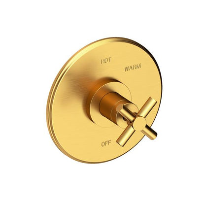 Newport Brass - East Linear Balanced Pressure Shower Trim Plate with Handle. Less showerhead, arm and flange.