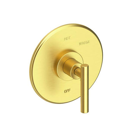 Newport Brass - East Linear Balanced Pressure Shower Trim Plate with Handle. Less showerhead, arm and flange.