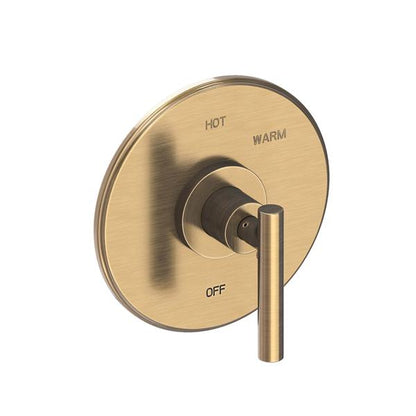 Newport Brass - East Linear Balanced Pressure Shower Trim Plate with Handle. Less showerhead, arm and flange.