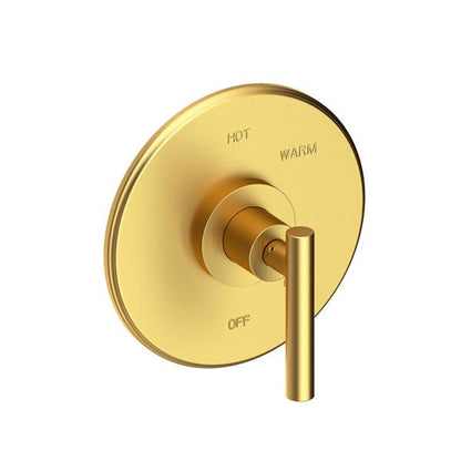Newport Brass - East Linear Balanced Pressure Shower Trim Plate with Handle. Less showerhead, arm and flange.
