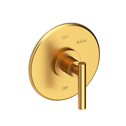 Newport Brass - East Linear Balanced Pressure Shower Trim Plate with Handle. Less showerhead, arm and flange.