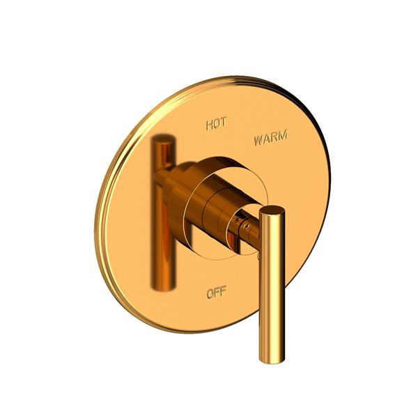Newport Brass - East Linear Balanced Pressure Shower Trim Plate with Handle. Less showerhead, arm and flange.