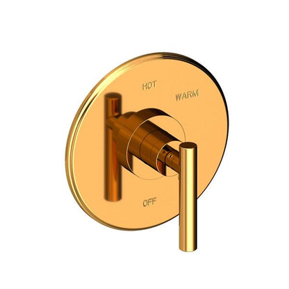 Newport Brass - East Linear Balanced Pressure Shower Trim Plate with Handle. Less showerhead, arm and flange.