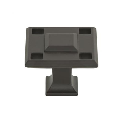 Atlas Homewares - Modern Craftsman 1 5/16 Inch Length Square Knob