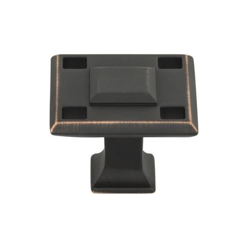 Atlas Homewares - Modern Craftsman 1 5/16 Inch Length Square Knob