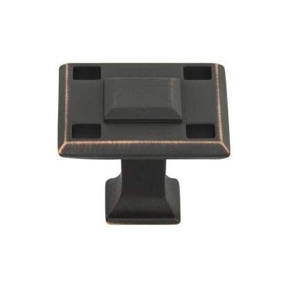 Atlas Homewares - Modern Craftsman 1 5/16 Inch Length Square Knob