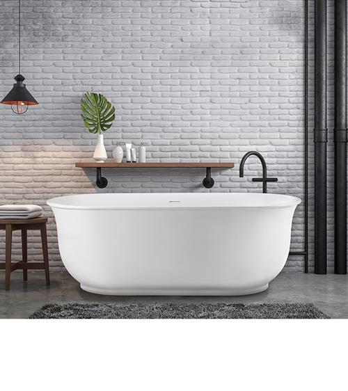 MTI - Hamilton Mineral Composite Freestanding Bathtub (66X31) – PlumbTile
