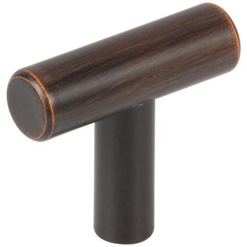 Elements - 1-9/16 Inch Overall Length Naples Cabinet  T Knob