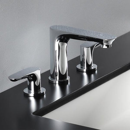 Lacava - Flou Deck-Mount Three-Hole Faucet With Two Lever Handles