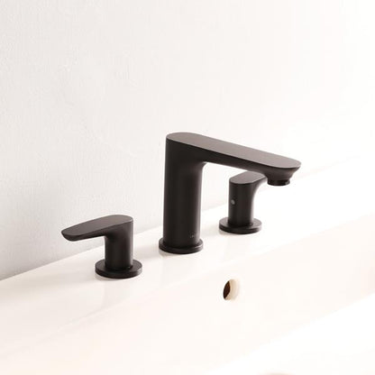 Lacava - Flou Deck-Mount Three-Hole Faucet With Two Lever Handles