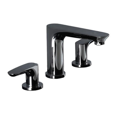 Lacava - Flou Deck-Mount Three-Hole Faucet With Two Lever Handles