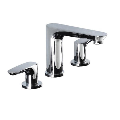 Lacava - Flou Deck-Mount Three-Hole Faucet With Two Lever Handles
