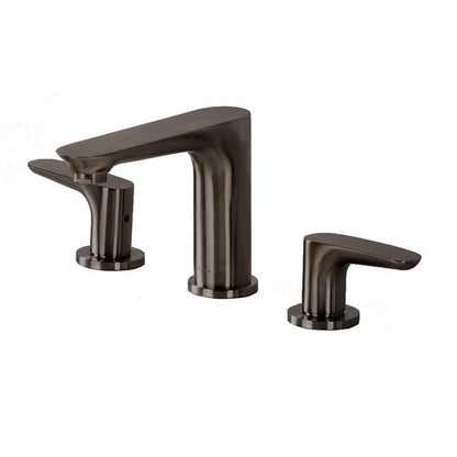 Lacava - Flou Deck-Mount Three-Hole Faucet With Two Lever Handles